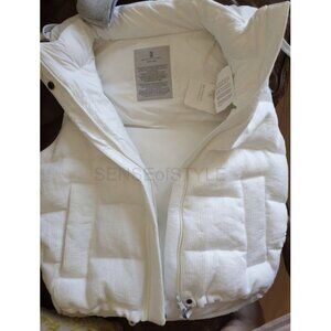 Brunello Cucinelli Vest Jacket Puffer Down Hooded White women  XL  50